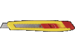 Starrett Small Plastic Slide Locking Utility Knife, Break Away Blade